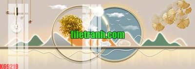 File tranh File gốc in tranh nền tường tổng hợp K69219 (file gốc) chuẩn màu in