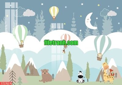 File gốc File gốc in tranh nền tường tổng hợp K69292 (thiết kế) độc quyền