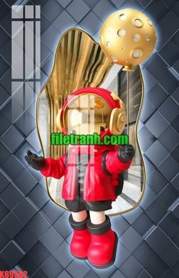 File gốc File gốc in tranh nền tường tổng hợp K69382 (in mica) trang trí