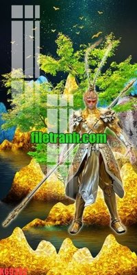 File in mica File gốc in tranh nền tường tổng hợp K69392 (bản gốc) sắc sảo