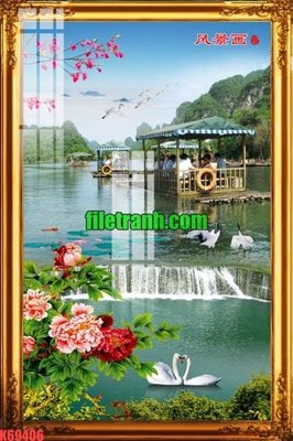 Tệp tin gốc File gốc in tranh nền tường tổng hợp K69406 (dùng cho in ấn) chuyên nghiệp