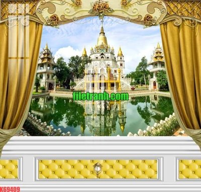 Ảnh gốc File gốc in tranh nền tường tổng hợp K69409 (nét căng) in mica