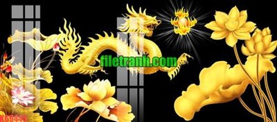 File gốc File gốc in tranh nền tường tổng hợp K69445 (in 3D) nghệ thuật