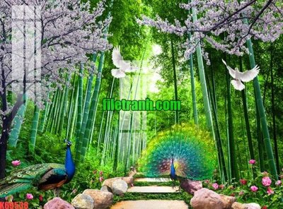 Tải file gốc File gốc in tranh nền tường tổng hợp K69538 dùng cho in ấn