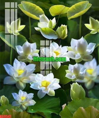 File tranh gốc File gốc in tranh nền tường tổng hợp K69547 (sắc nét từng chi tiết)