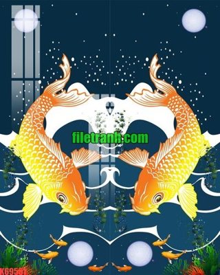 Ảnh gốc File gốc in tranh nền tường tổng hợp K69551 (siêu chi tiết) để in ấn