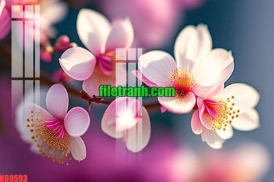 Cung cấp file tranh gốc File gốc in tranh nền tường tổng hợp K69593 độc quyền