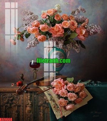 File tranh File gốc in tranh nền tường tổng hợp K69668 (ảnh gốc) in trần xuyên sáng