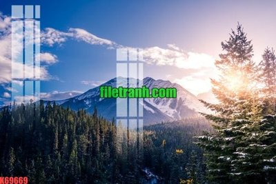 File gốc File gốc in tranh nền tường tổng hợp K69669 (phong cách) tối giản