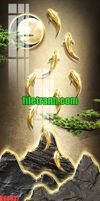 File gốc File gốc in tranh nền tường tổng hợp K69837 (in 3D) cho trang trí