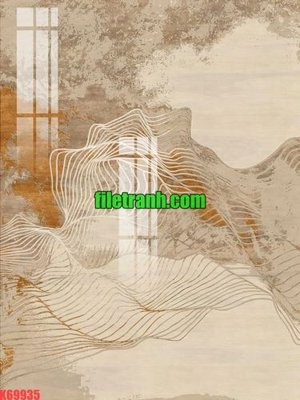 Hình ảnh file gốc File gốc in tranh nền tường tổng hợp K69935 cho in UV
