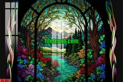 File gốc File gốc in tranh nền tường tổng hợp K70118 (phong cách) tối giản