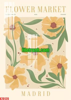 File in trần File gốc in tranh nền tường tổng hợp K70129 (bản gốc) bầu trời