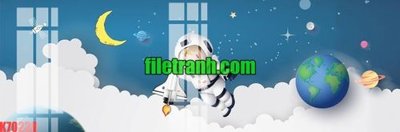 Hình ảnh file gốc in trần nhà File gốc in tranh nền tường tổng hợp K70238