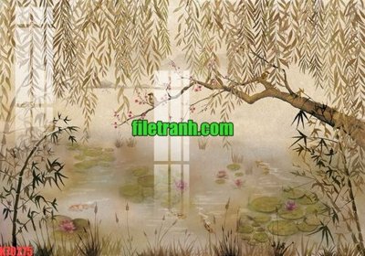 File tranh File gốc in tranh nền tường tổng hợp K70275 (gốc) in backlit film