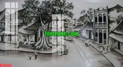 Download file gốc File gốc in tranh nền tường tổng hợp K70304 (in mica) 3D
