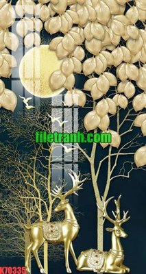 Hình ảnh file gốc in lụa File gốc in tranh nền tường tổng hợp K70335