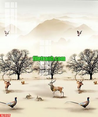 File PSD File gốc in tranh nền tường tổng hợp K70357 (nguyên gốc) chất lượng cao