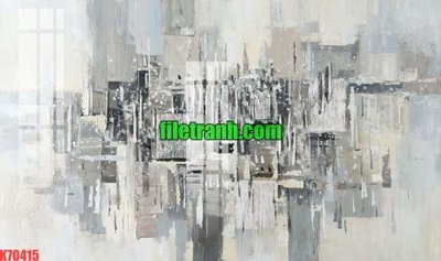 File gốc File gốc in tranh nền tường tổng hợp K70415 (in lụa) tranh mã đáo