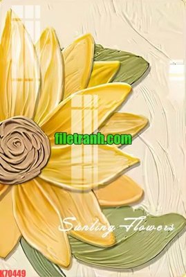 File tranh File gốc in tranh nền tường tổng hợp K70449 (gốc) in backlit film