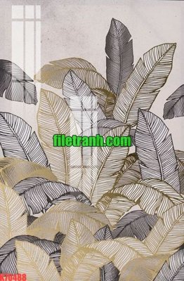 File tranh File gốc in tranh nền tường tổng hợp K70488 (gốc) in trên kính