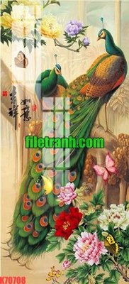 Tải file File gốc in tranh nền tường tổng hợp K70708 (ảnh gốc) in tranh kính