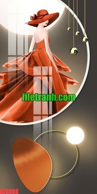 File gốc File gốc in tranh nền tường tổng hợp K70808 (in lụa) tranh mã đáo