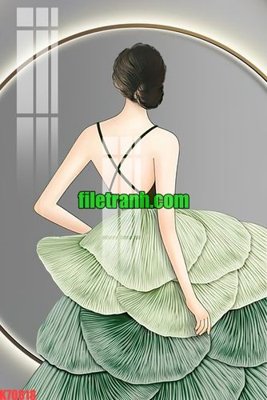 File gốc File gốc in tranh nền tường tổng hợp K70818 (in lụa) trang trí tường