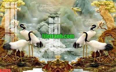 Tải file File gốc in tranh nền tường tổng hợp K70879 (ảnh gốc) in tranh kính