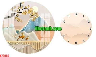 File gốc File gốc in tranh nền tường tổng hợp K70980 (thiết kế) cho in ấn