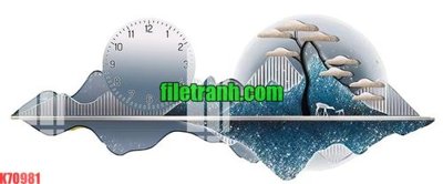 File tranh gốc File gốc in tranh nền tường tổng hợp K70981 (bản quyền) file PSD