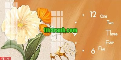 File in ấn File gốc in tranh nền tường tổng hợp K71029 (bản gốc) chất lượng cao