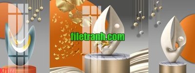 File tranh File gốc in tranh nền tường tổng hợp K71127 (gốc) in backlit film