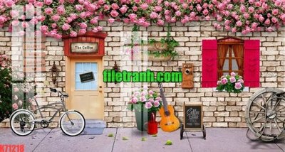 File tranh File gốc in tranh nền tường tổng hợp K71218 (gốc) chủ đề động vật