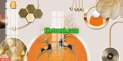 File tranh File gốc in tranh nền tường tổng hợp K71225 (ảnh gốc) cho in ấn kỹ thuật số