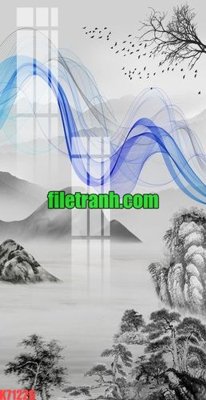File tranh in mica File gốc in tranh nền tường tổng hợp K71226 (độ phân giải cao)