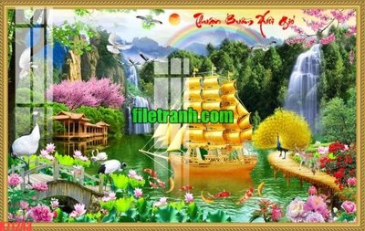 File tranh in trần File gốc in tranh nền tường tổng hợp K71243 (ảnh gốc siêu nét)
