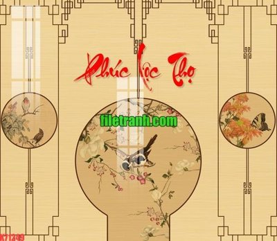File in mica File gốc in tranh nền tường tổng hợp K71249 (bản gốc) sắc sảo