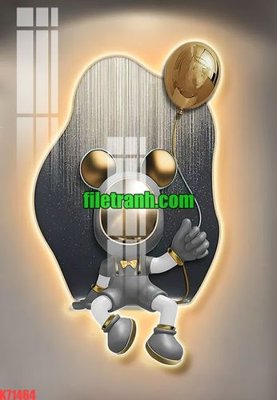 File gốc File gốc in tranh nền tường tổng hợp K71464 (in 3D) cho trang trí