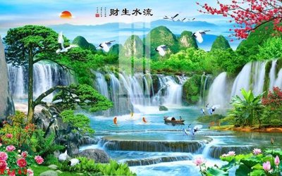 File tranh File gốc in tranh tổng hợp K7149 (bản gốc) in lụa 3D