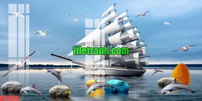 File gốc in ấn File gốc in tranh nền tường tổng hợp K71568 chất lượng vượt trội