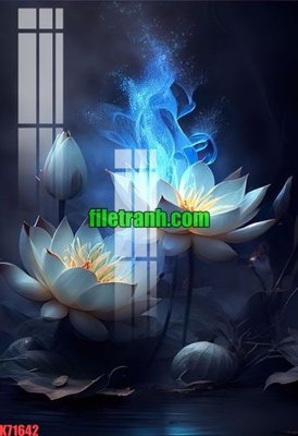 Download file gốc File gốc in tranh nền tường tổng hợp K71642 (in mica) 3D