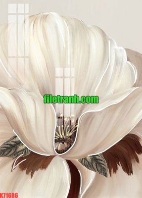 File in trần File gốc in tranh nền tường tổng hợp K71686 (bản gốc 3D) sống động