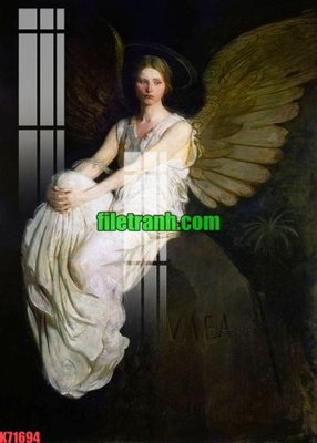 File in trần File gốc in tranh nền tường tổng hợp K71694 (bản gốc) trời sao