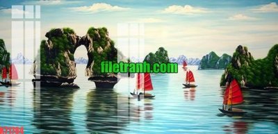 File in lụa File gốc in tranh nền tường tổng hợp K71784 (phong cảnh) File gốc in tranh nền tường tổng hợp K71784