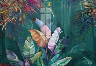 File gốc File gốc in tranh tổng hợp K7191 (in lụa) họa tiết 3D