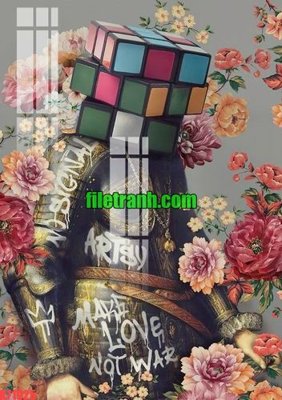 File in trần File gốc in tranh nền tường tổng hợp K71925 (bản gốc) 5D