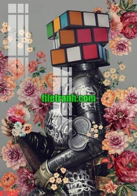 Tải file gốc File gốc in tranh nền tường tổng hợp K71929 (để in lụa)