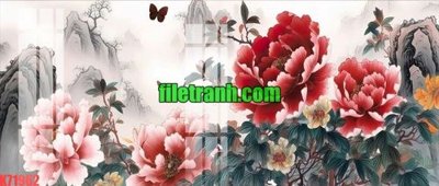 File gốc File gốc in tranh nền tường tổng hợp K71962 (PNG) không nền chất lượng