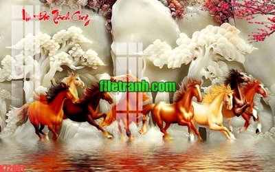 File in mica File gốc in tranh nền tường tổng hợp K72091 (bản gốc) sắc sảo